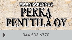 Maanrakennus Pekka Penttilä Oy logo